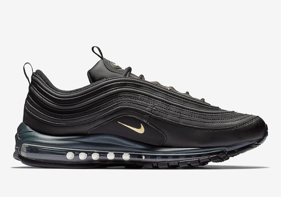 Nike Air Max 97 Gets Dipped in Black With a Touch of Gold | KaSneaker