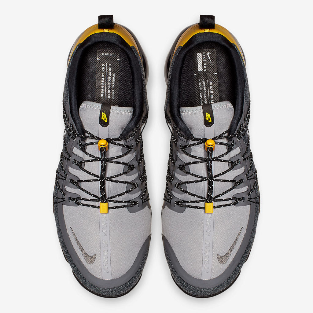 Nike Air VaporMax Run Utility in Grey and Yellow | KaSneaker