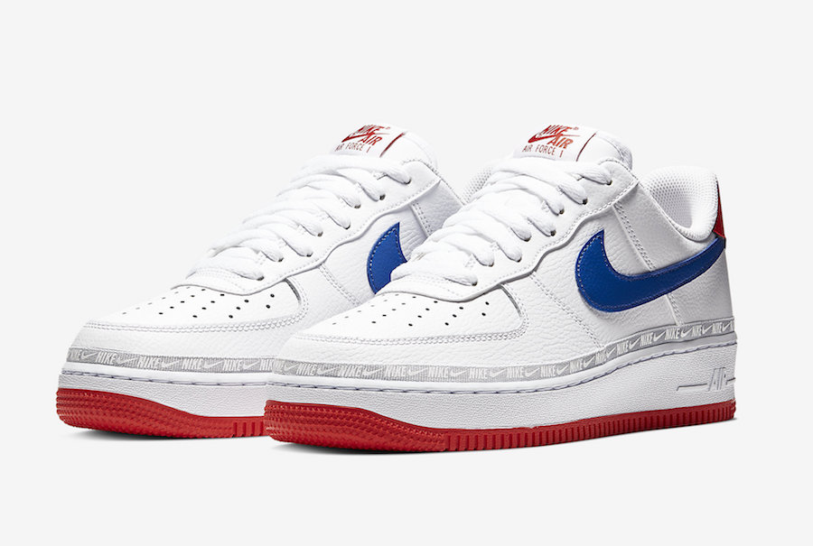 nike air force red white and blue